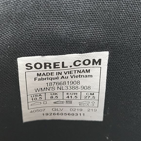 Sorel Cate Tall Brown Leather Waterproof Knee High Zip Women's Boots Size 10.5 - Picture 12 of 12